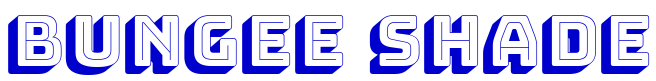 Bungee Shade 字体